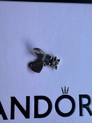 Charm Pandora Disney Mickey y Minnie Corazón