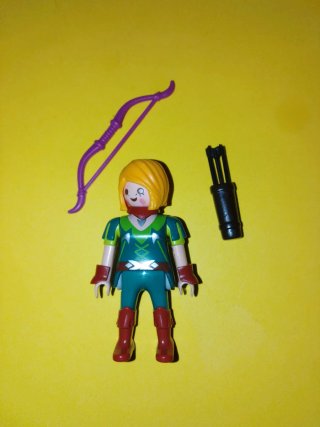 Playmobil figura mujer arquera elfos señor anillos