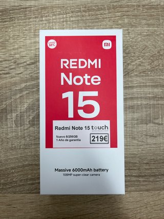 Xiaomi Redmi Note 15 8/256GB Negro