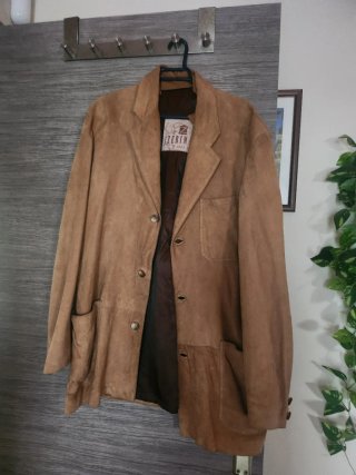 Chaqueta Zerim ante marrón claro