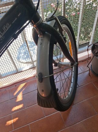 Bicicleta plegable Bomerang Urban color negra