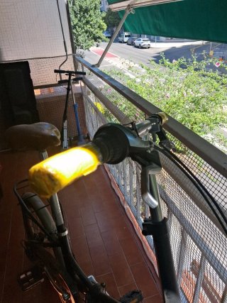 Bicicleta plegable Bomerang Urban color negra