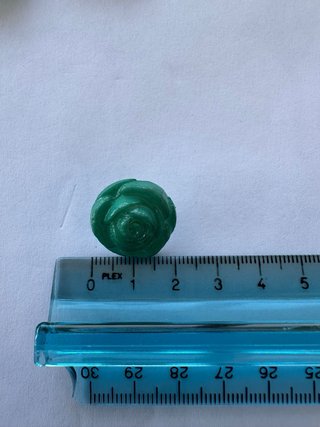 27 bottoni grandi vintage a rosa verdi