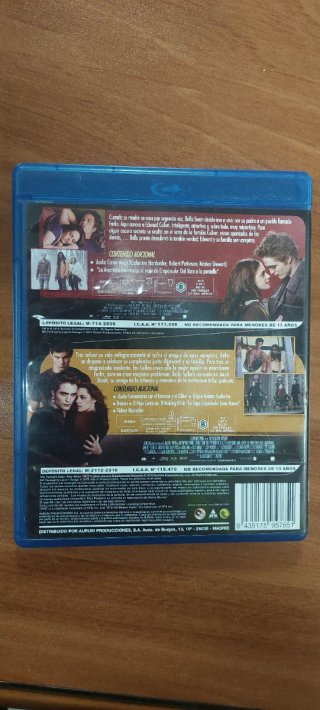 Pack 2 Películas Blu-ray Crepúsculo y Luna Nueva