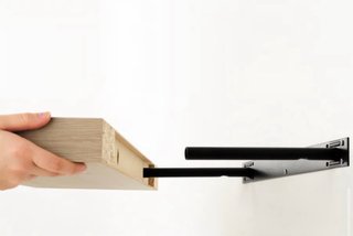Estante de pared modelo Lack Ikea madera