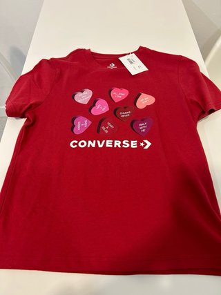 Camiseta Converse Corazón Talla S