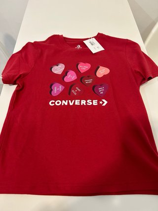Camiseta Converse Corazón Talla S