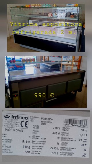 Vitrina Expositora Refrigerada Infrico