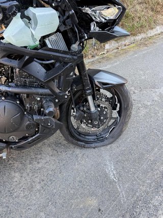 Kawasaki Versys 650 Siniestrada