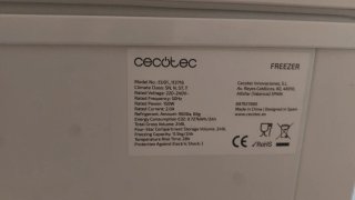 Congelador horizontal Cecotec