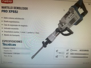 Martillo Demoledor PRO XF65J