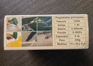 Aspirador Portátil 3en1 Recargable Stock Líder