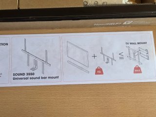 Supporto Soundbar Vogel's Nero