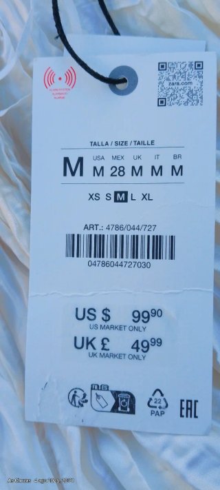 Vestido blanco de tirantes