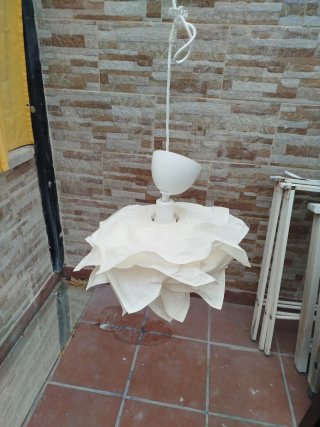 Lámpara de techo Ikea papel