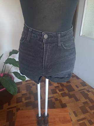 Shorts vaqueros negros