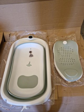 Bañera plegable bebé con asiento