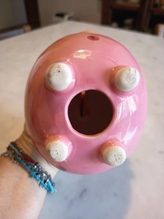 Salvadanaio maialino rosa