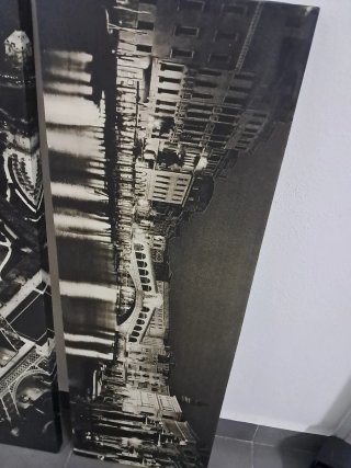 Tríptico Cuadros Ciudades