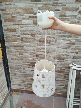 Lámpara de techo Ikea tela