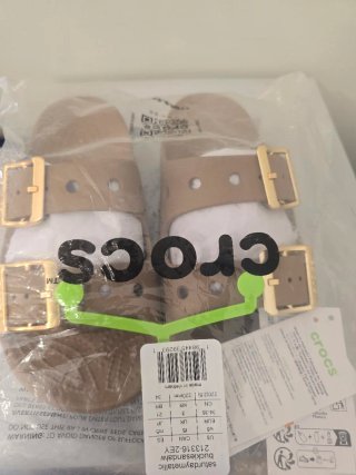 Crocs Saturday Metallic Marrón y Dorado