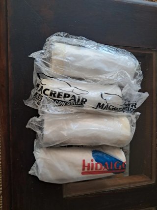 Cinta carrocero con plástico (4 rollos)