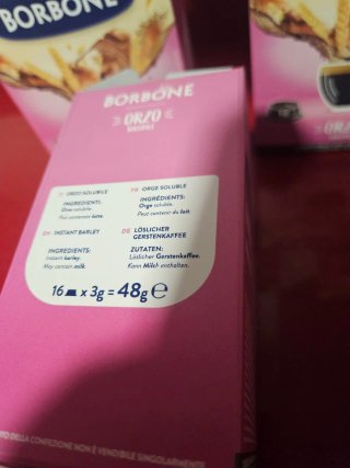 6 Cajas Cápsulas Borbone Orzo Solubile Lavazza