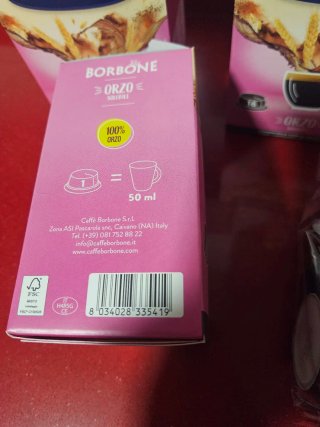 6 Cajas Cápsulas Borbone Orzo Solubile Lavazza