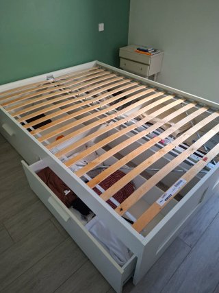 Estructura Cama Brimnes Ikea + Colchón Matrand