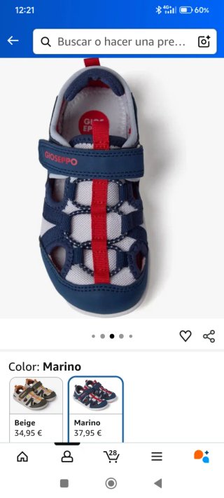 Sandalias Gioseppo niño talla 38 nuevas