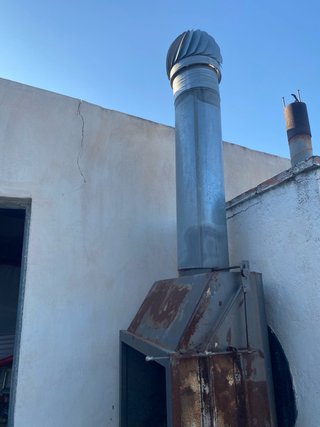 Chimenea Barbacoa Encastrable Metal