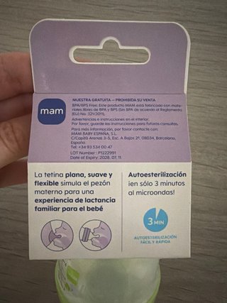 2 Biberones Mam Anti-Colic 130ml 0+