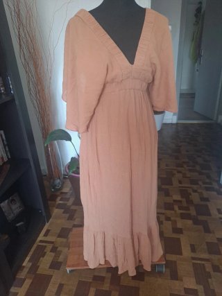 Vestido naranja Slow Love talla única