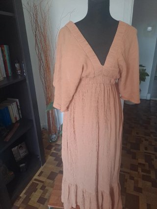 Vestido naranja Slow Love talla única