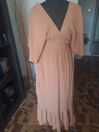 Vestido naranja Slow Love talla única