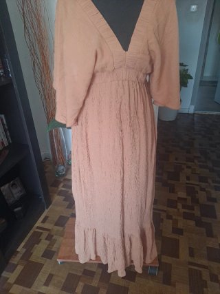 Vestido naranja Slow Love talla única