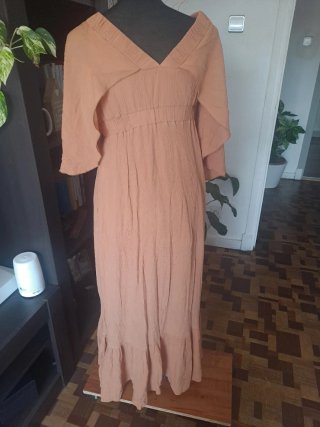 Vestido naranja Slow Love talla única