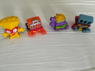 Lote 7 Figuras SuperThings Burger King