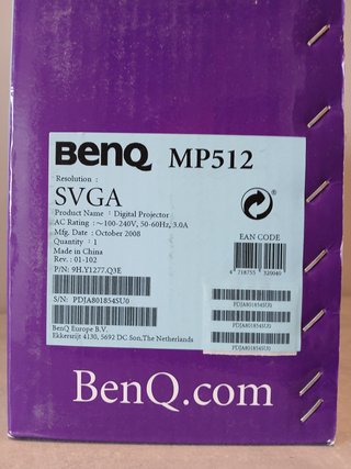 Proyector BenQ MP512 Digital