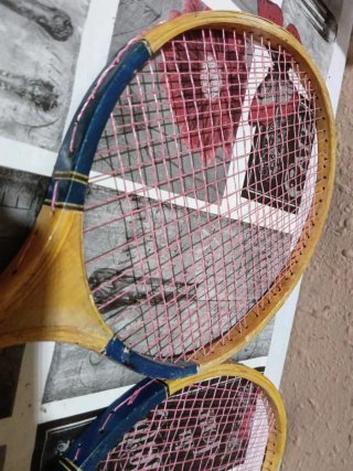 Raquetas de tenis años 60-70