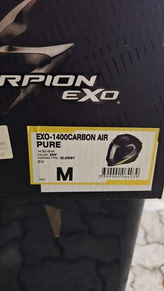 Casco Scorpion EXO-1400 Carbon Pure integrale