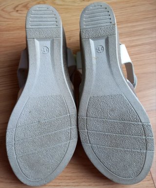 Sandalias Manlisa Piel Plataforma Blanca