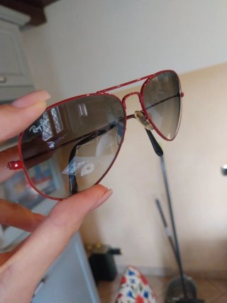 Occhiali Ray-Ban Aviator Rossi