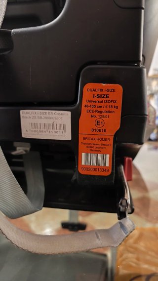 Silla de coche Britax Römer negra