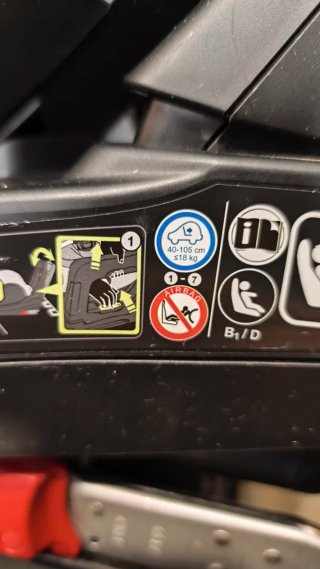 Silla de coche Britax Römer negra