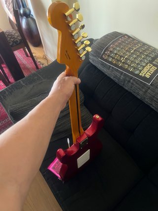 Guitarra Fender Roja CHINA