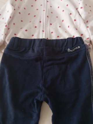 Completo felpa bimba pois e pantalone