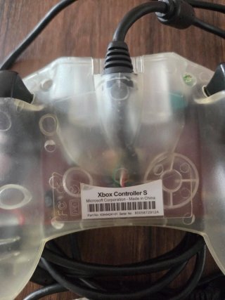 Pack 2 Mandos Xbox Original Crystal