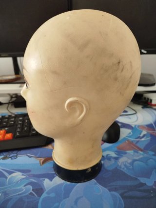 Cabeza maniquí para pelucas