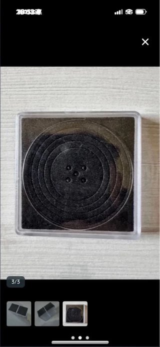 40 cápsulas cuadradas para monedas de 40mm maximo